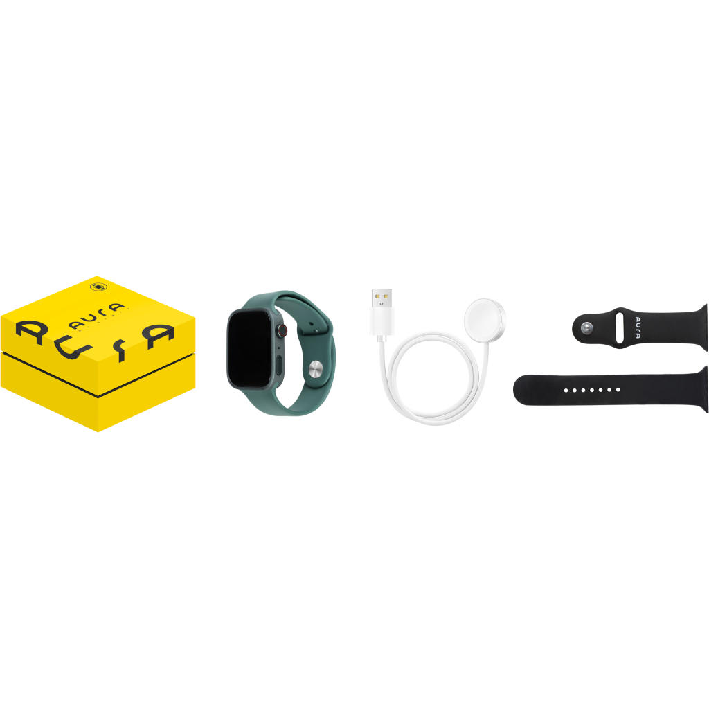 Смарт-годинник AURA X1 Pro 44mm Green (SWAX144G) - зображення 5