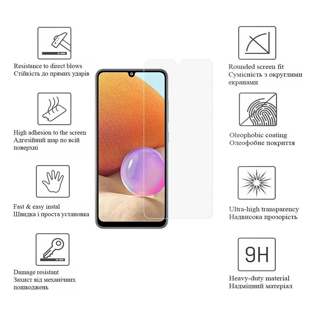 Скло захисне Drobak Realme C51 (676734) - зображення 2
