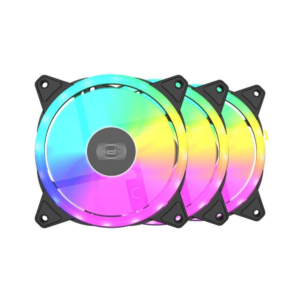 Кулер до корпусу PcCooler F3 T120 ARGB BK 3IN1 - зображення 1