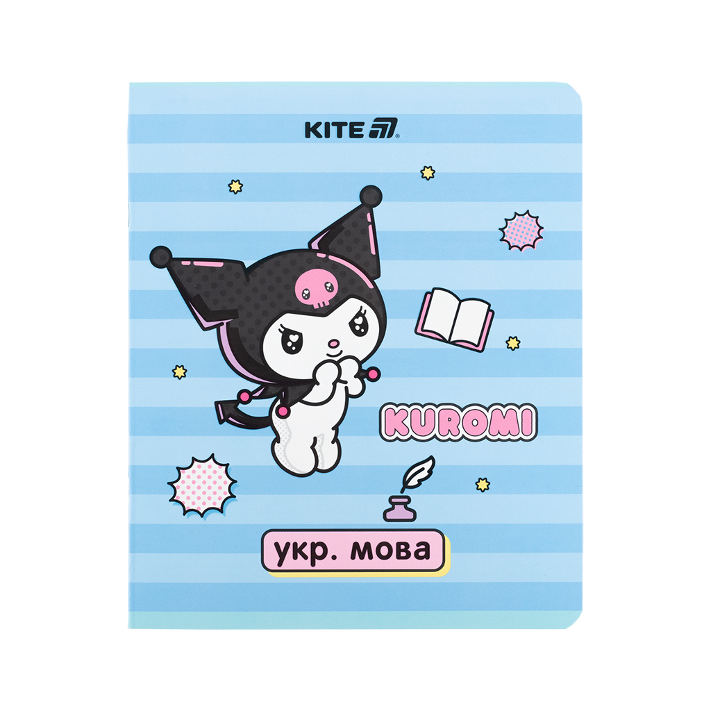 Зошит Kite предметний Kuromi 24 аркуші, лінія, українська мова (HK25-240-9) - зображення 1