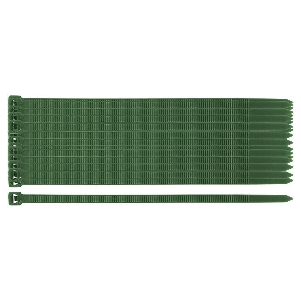 Стяжка Neo Tools 50шт, пластик, 4.8х160мм, зелена (15-979) - picture 1