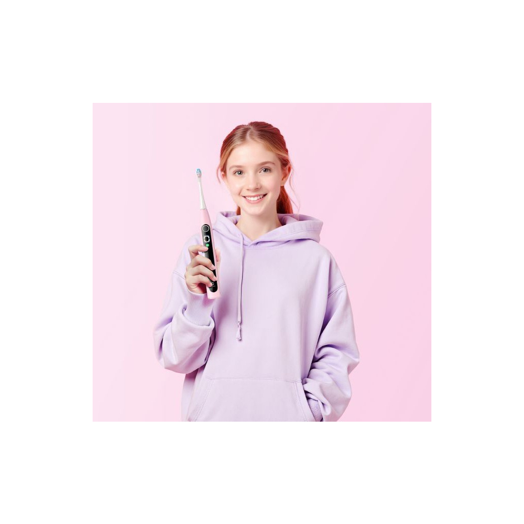 Електрична зубна щітка Oclean X Kids Set Electric Toothbrush Pink (6970810557220) - зображення 8