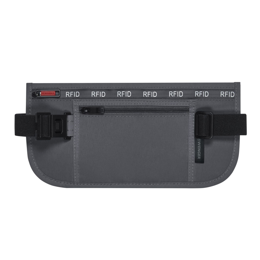 Сумка-бананка Wenger waist belt with RFID pocket, сіра (611879) - зображення 2