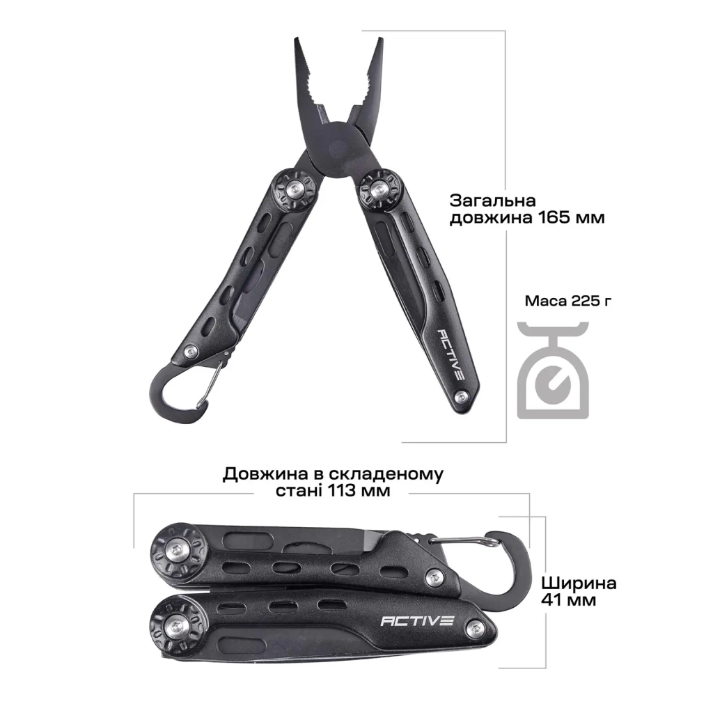 Мультитул Active Ranger Tool Black (PE58A-H) - зображення 9