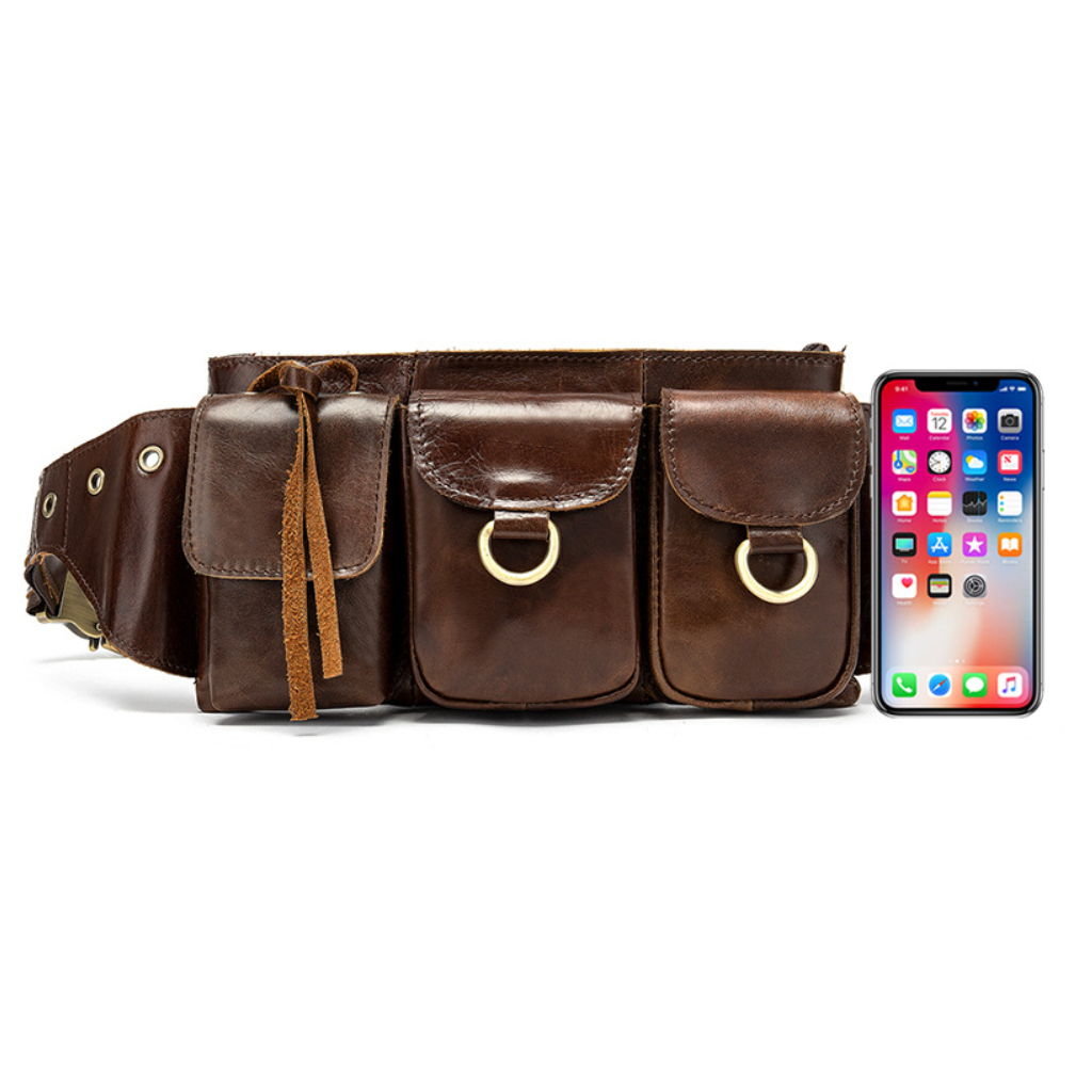 Сумка Vintage Бананка Коричнева (20011) - зображення 9