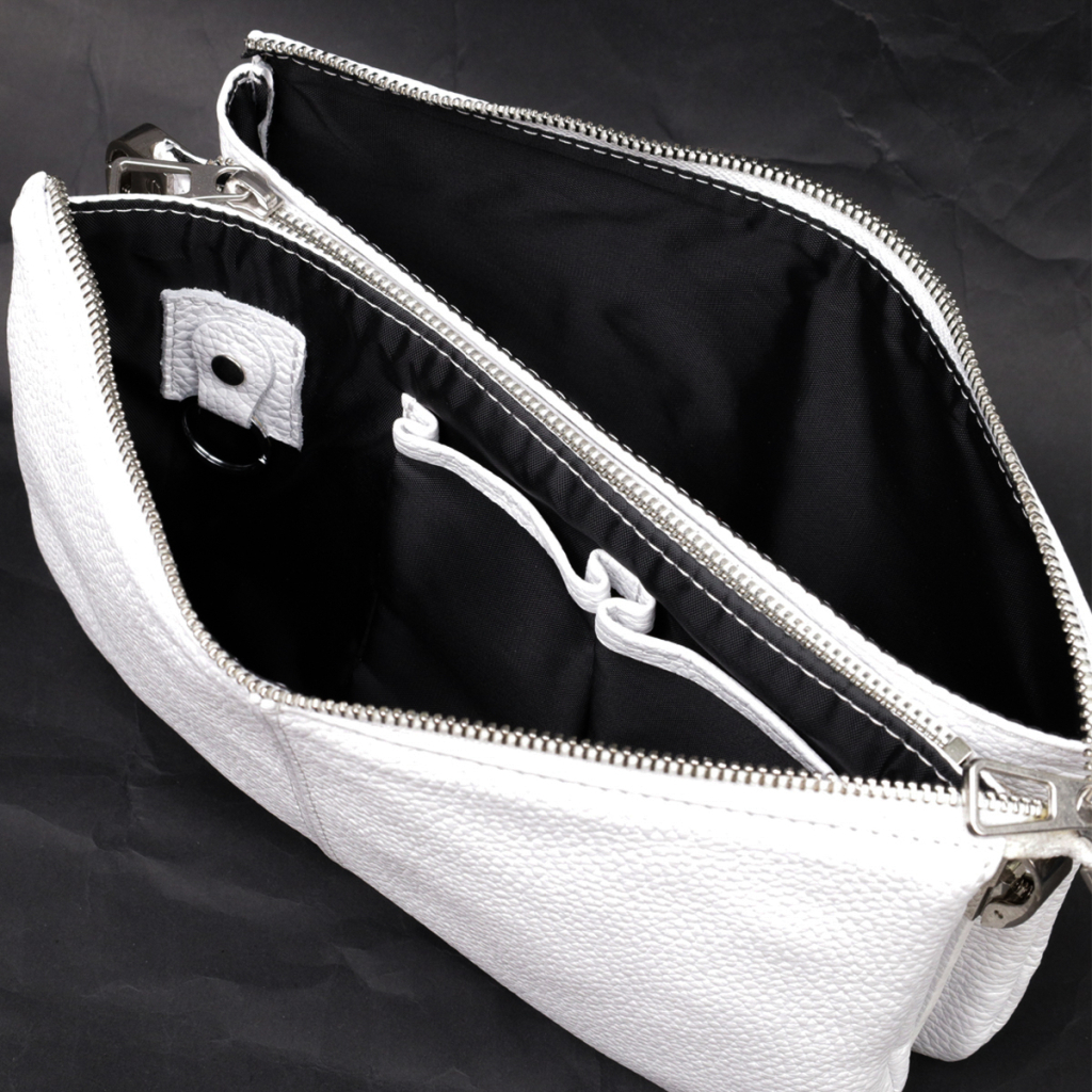 Сумка Grande Pelle З натуральної шкіри Біла (11635) - зображення 4