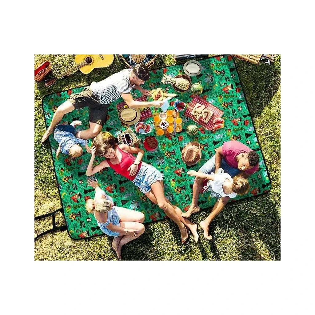 Туристичний килимок Naturehike NH19D024-Z 200 х 180 cм зелений ліс (6927595747582) - зображення 3