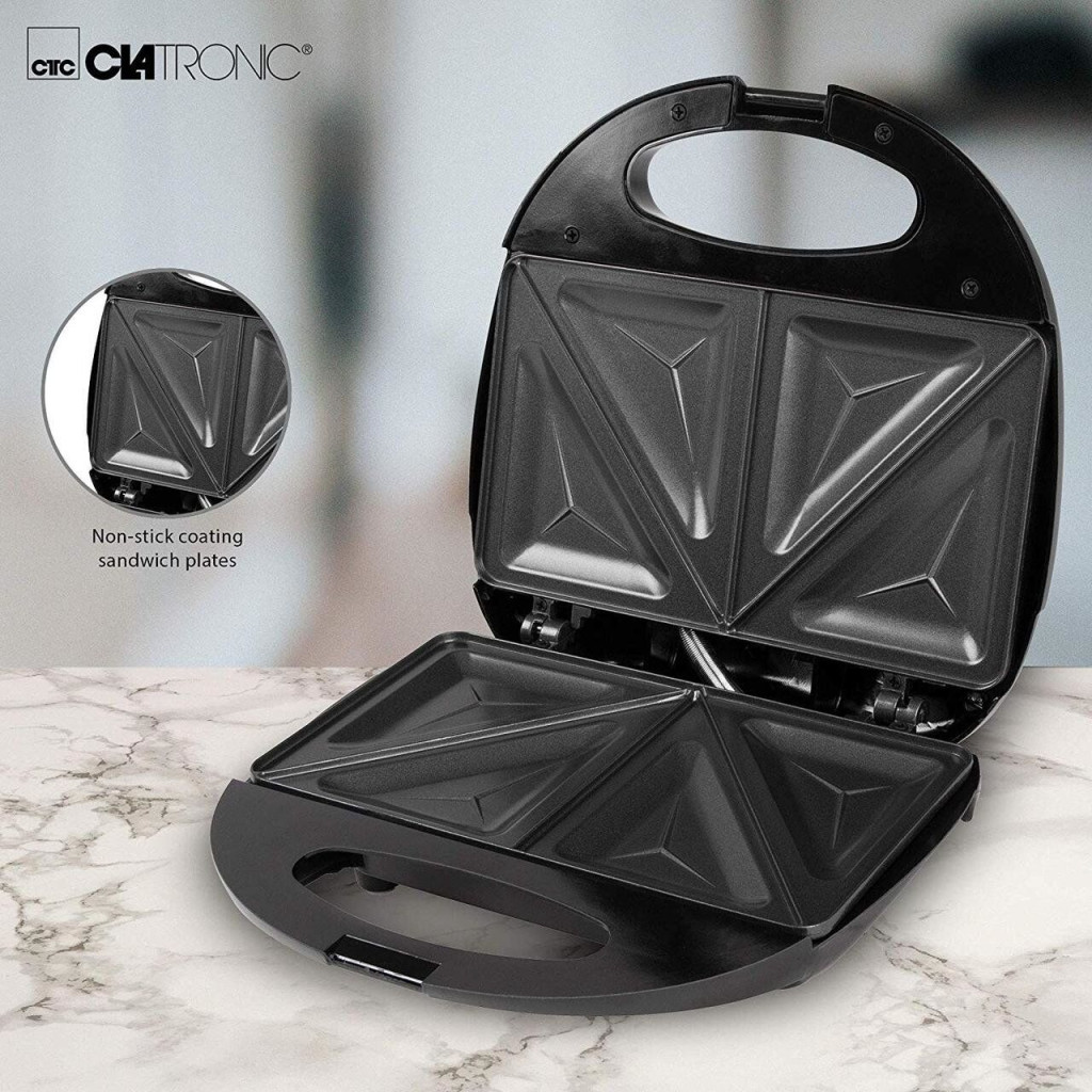 Сендвічниця Clatronic ST 3477 Black (ST3477Black) - зображення 2