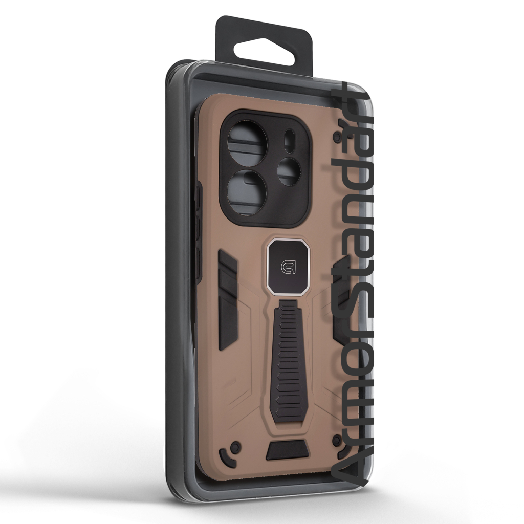 Чохол до мобільного телефона Armorstandart Proover Xiaomi Redmi Note 14 4G Brown (ARM85783) - зображення 3