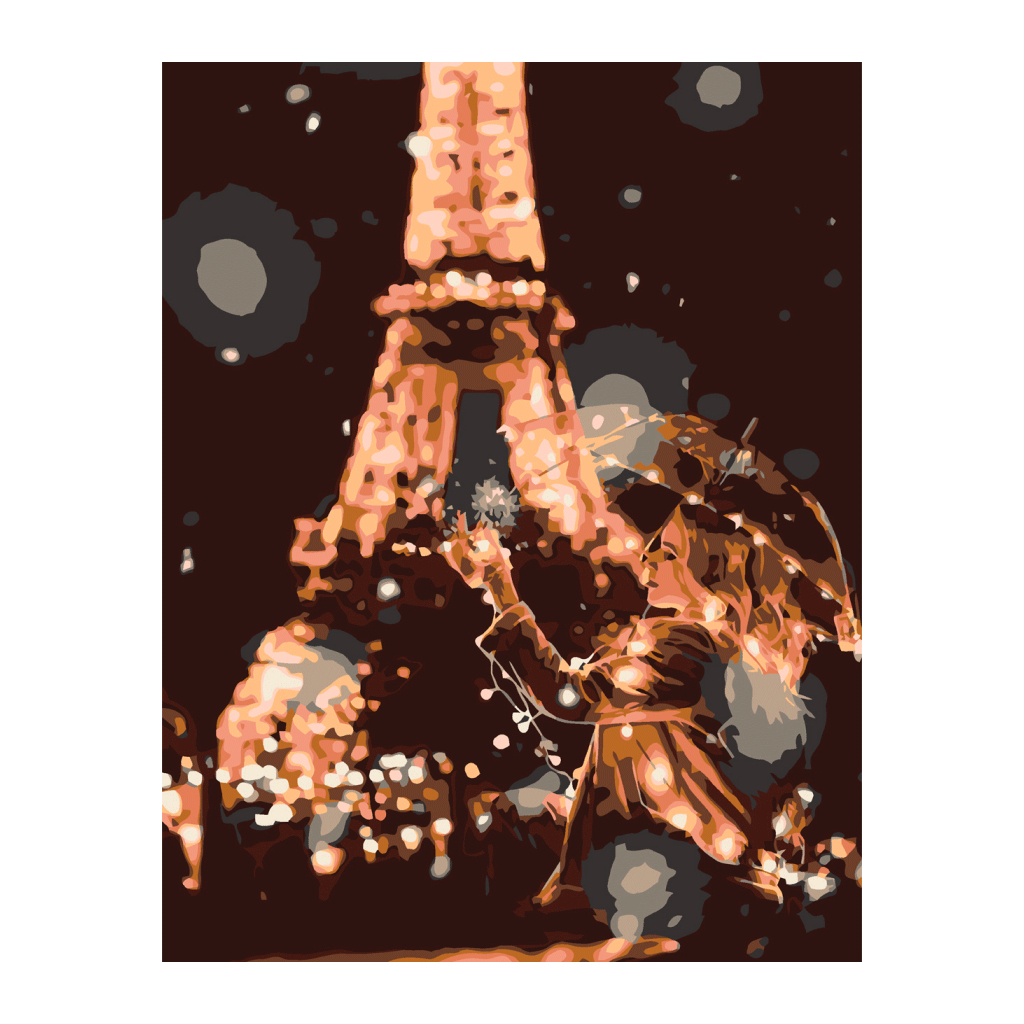 Картина по номерам Rosa Вечірній Париж 35 х 45 см (4823098529682) - изображение 1