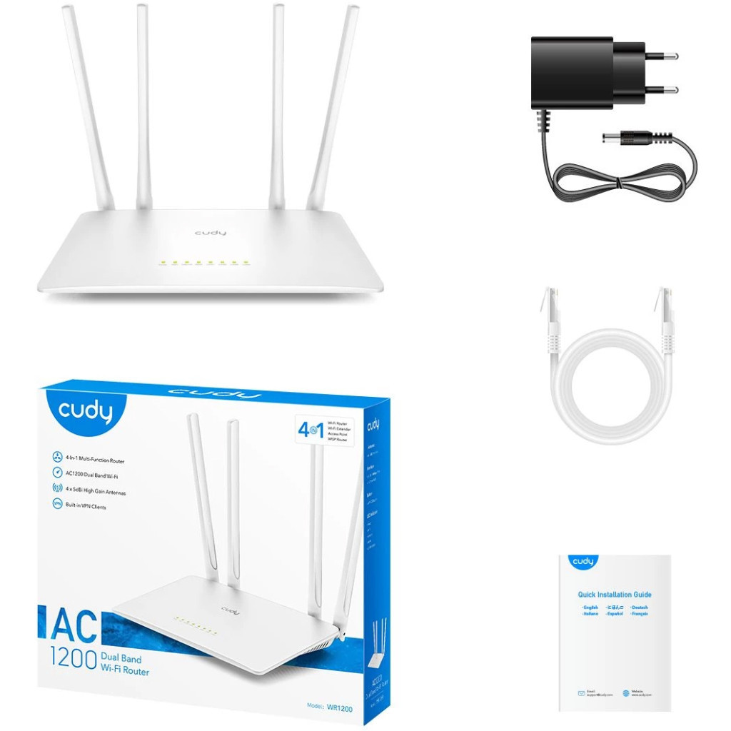 Маршрутизатор Cudy WR1200 - зображення 5