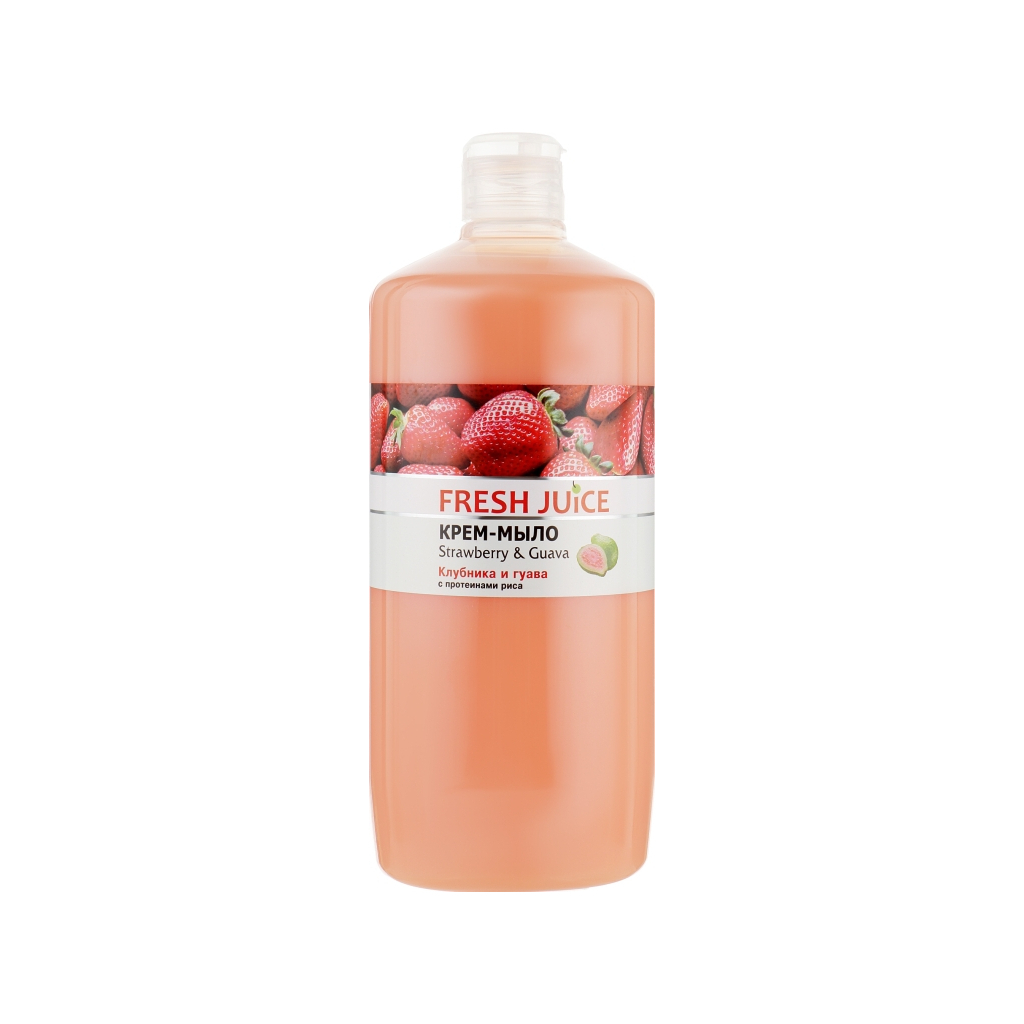 Рідке мило Fresh Juice Strawberry & Guava 1000 мл (4823015935756) - зображення 1