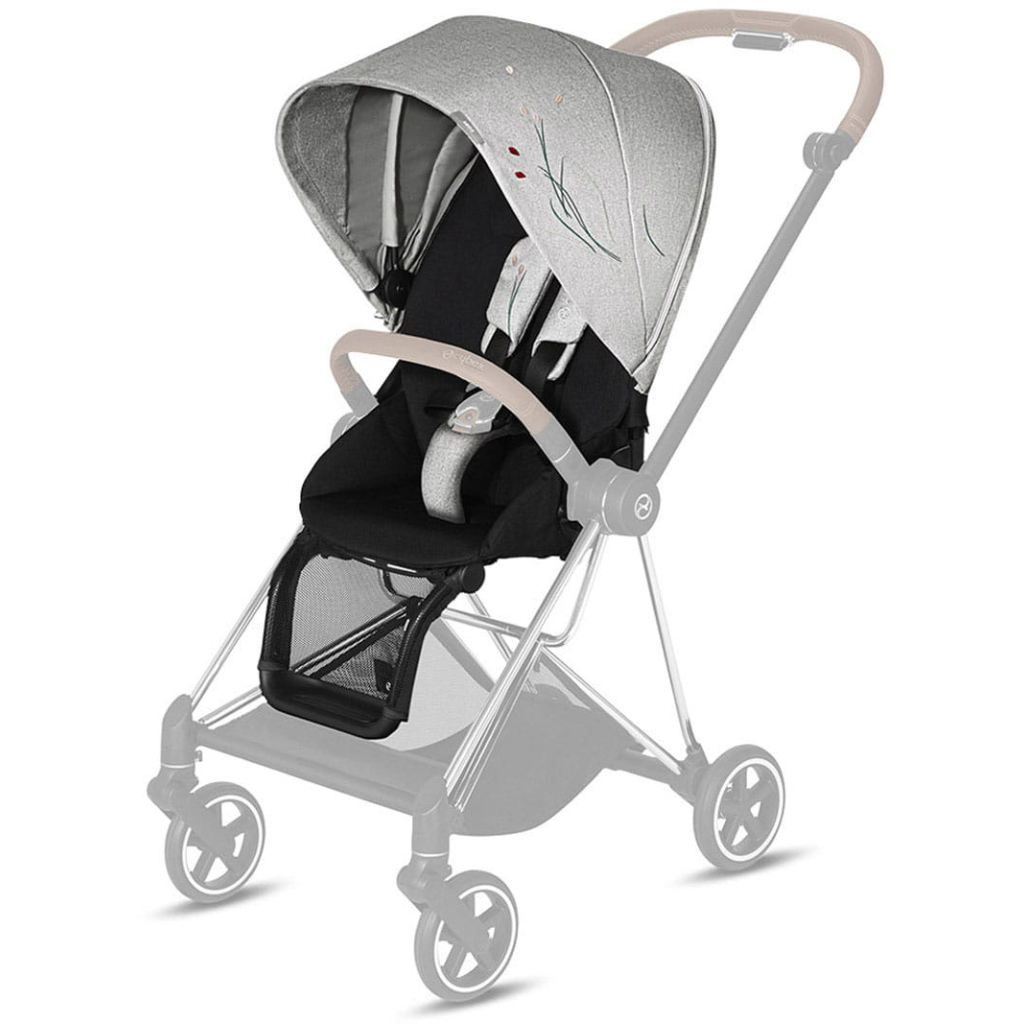 Набір текстилю для коляски Cybex Mios Koi mid grey (519002247) - изображение 1