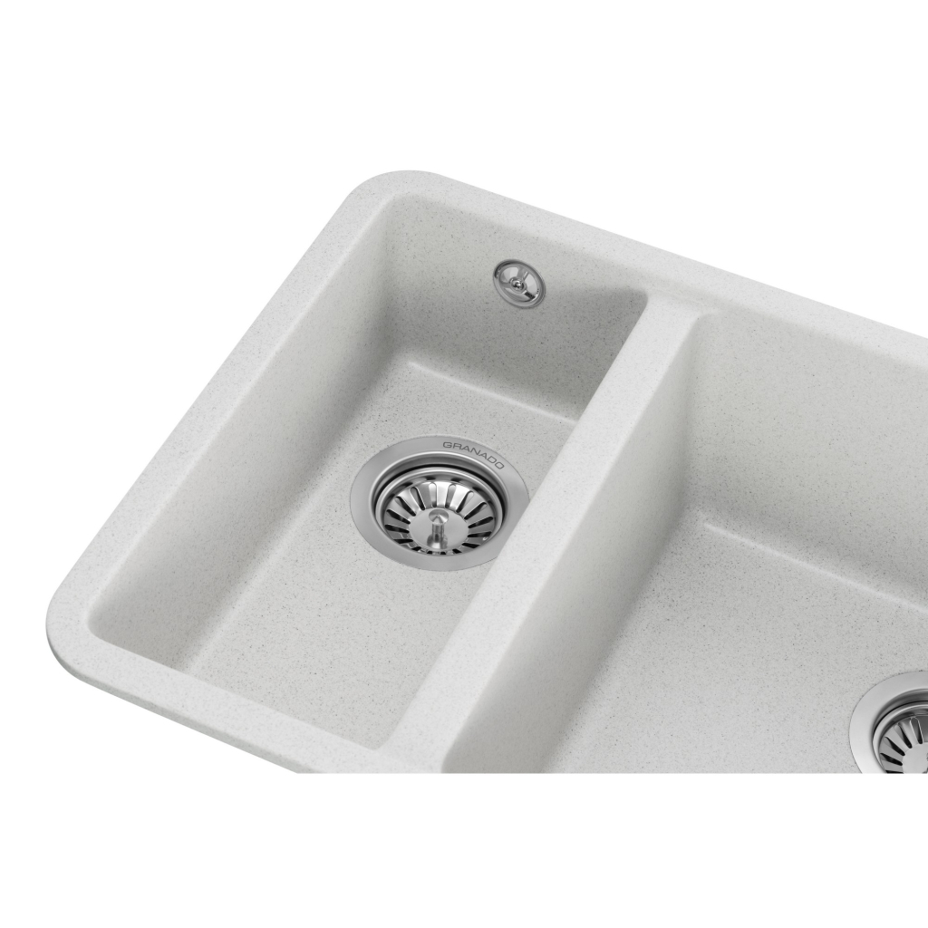 Мийка кухонна GRANADO Under top DOUBLE gris (gr3408) - зображення 5