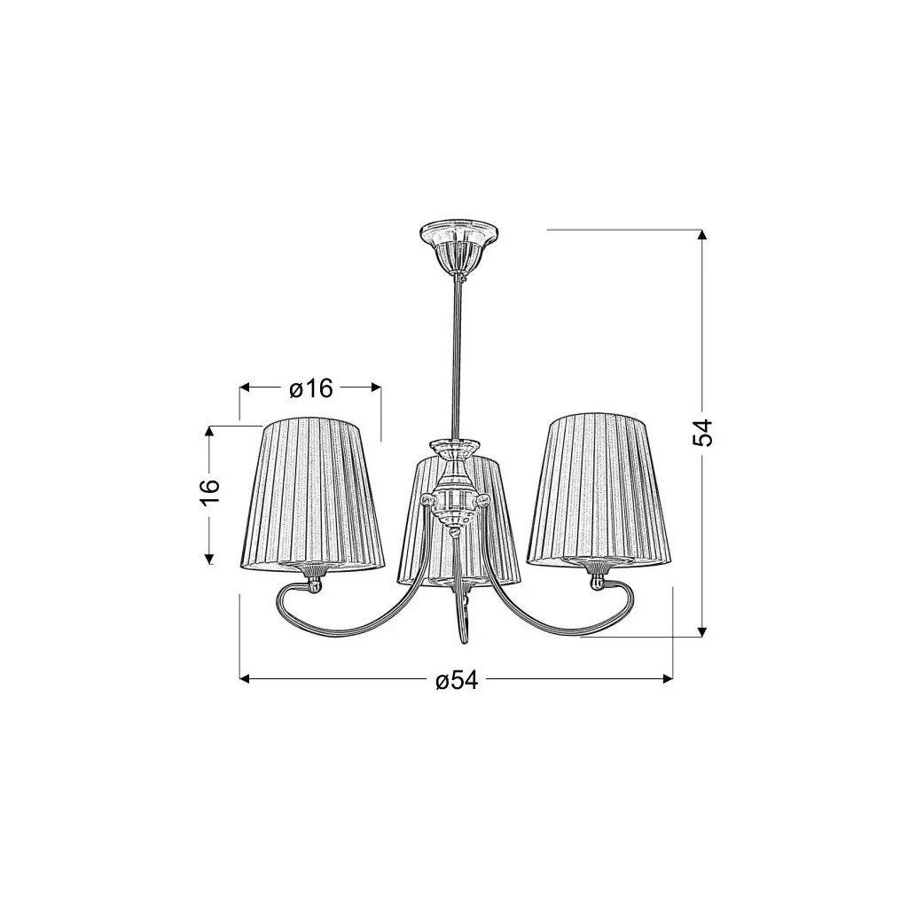 Люстра Candellux MOZART (33-33970) - зображення 2