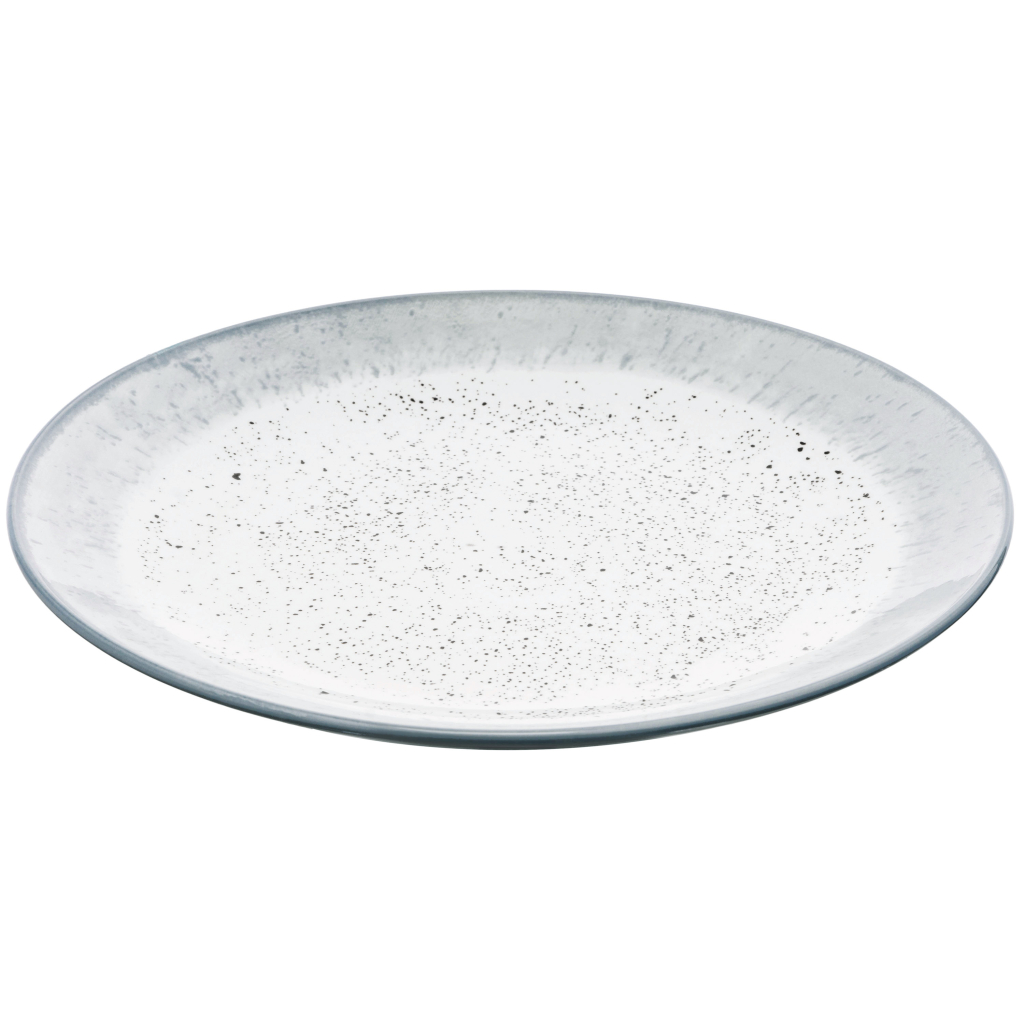 Тарілка Ardesto Siena, 27см, порцеляна, біло-сірий (AR2927SW) - зображення 5