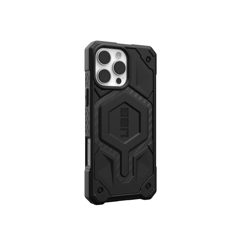 Чохол до мобільного телефона UAG iPhone 16 Pro Max Monarch Carbon Fiber (114461114242) - зображення 2