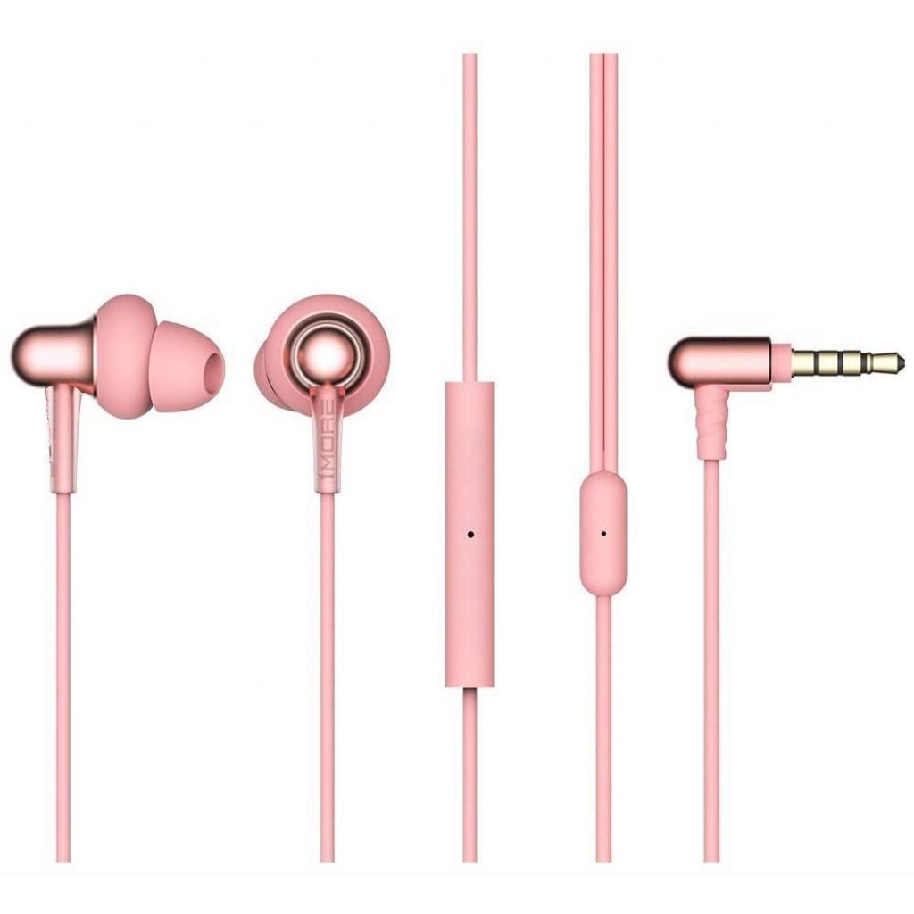 Навушники 1MORE E1025 Stylish Dual-dynamic Driver Pink (E1025-PINK) - зображення 1