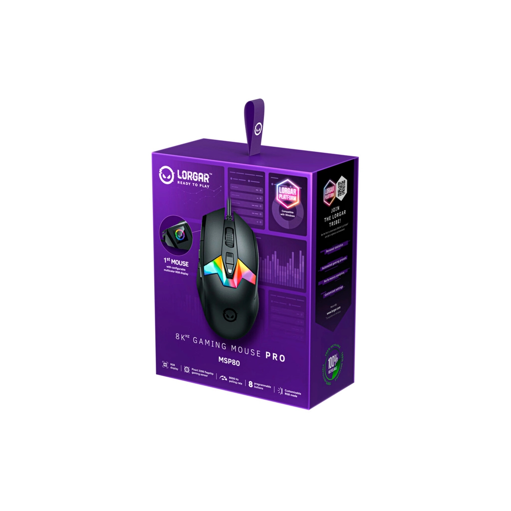 Мишка Lorgar MSP80 Pro USB Black (LRG-MSP80-BK) - зображення 11