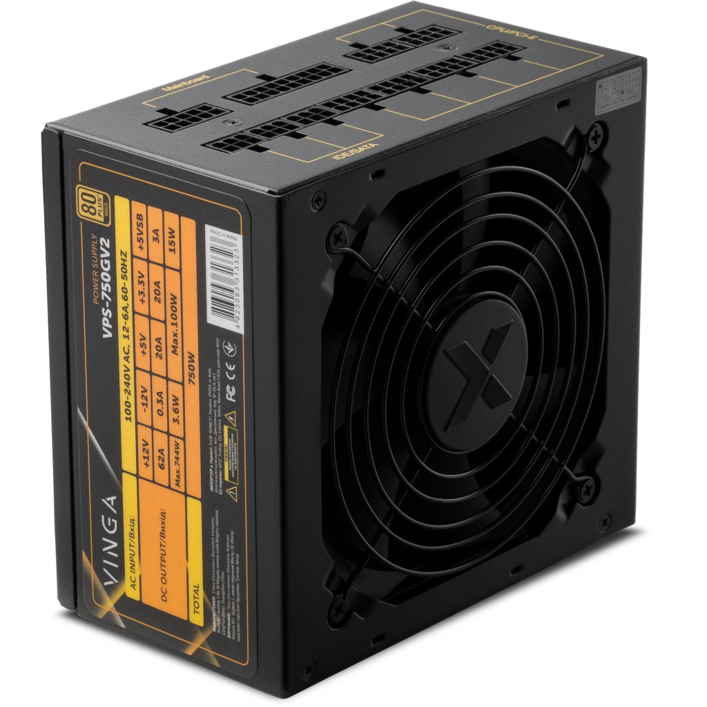 Блок живлення Vinga 750W (VPS-750GV2) - зображення 3