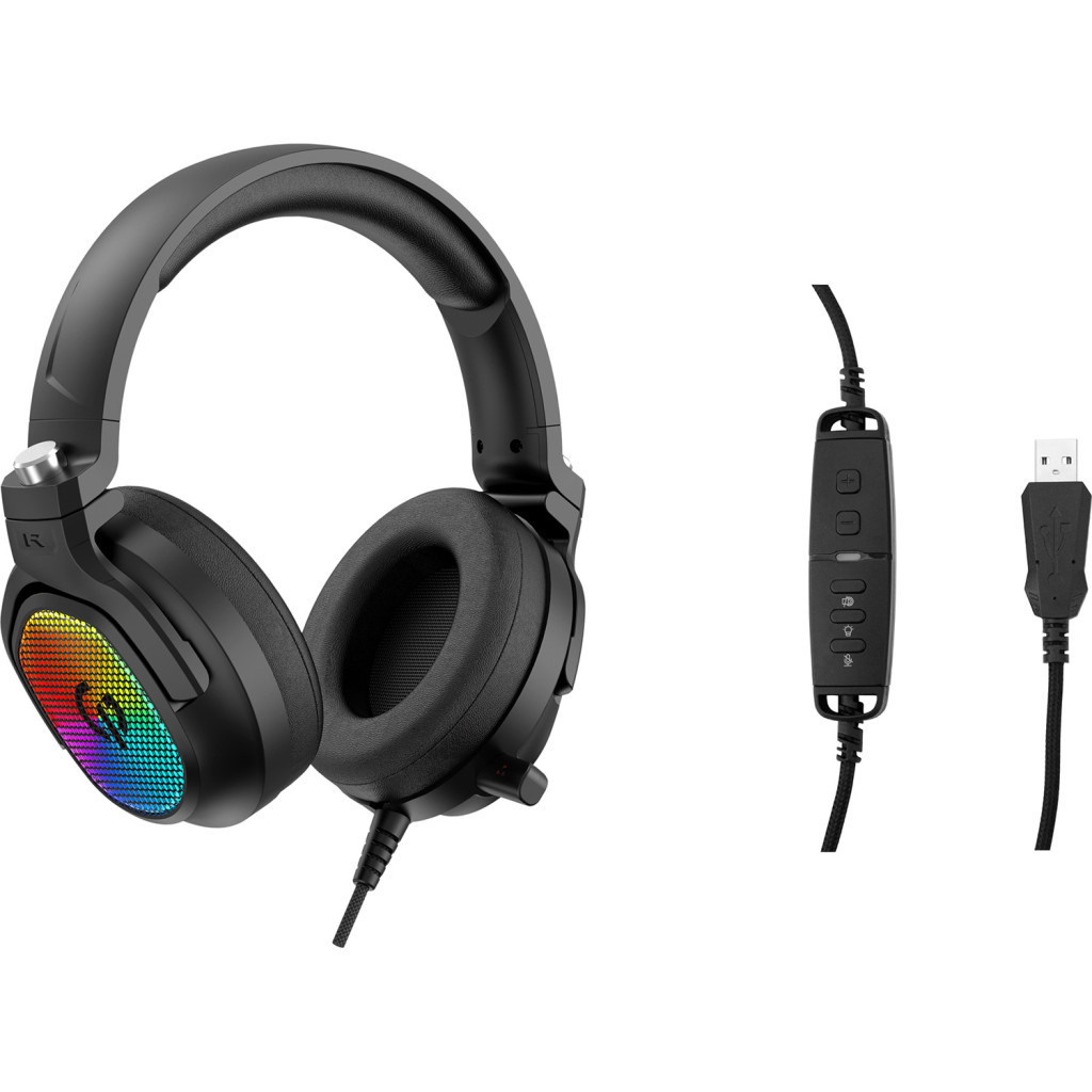 Навушники GamePro HS1300 RGB 7.1 Black (HS1300) - зображення 4