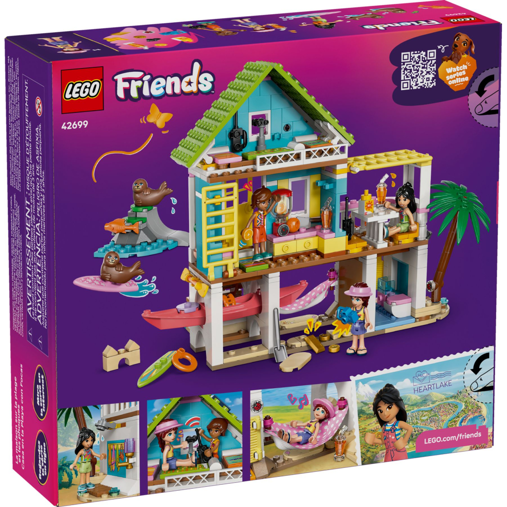 Конструктор LEGO Friends Пляжний будиночок з морськими котиками (42699) - зображення 9
