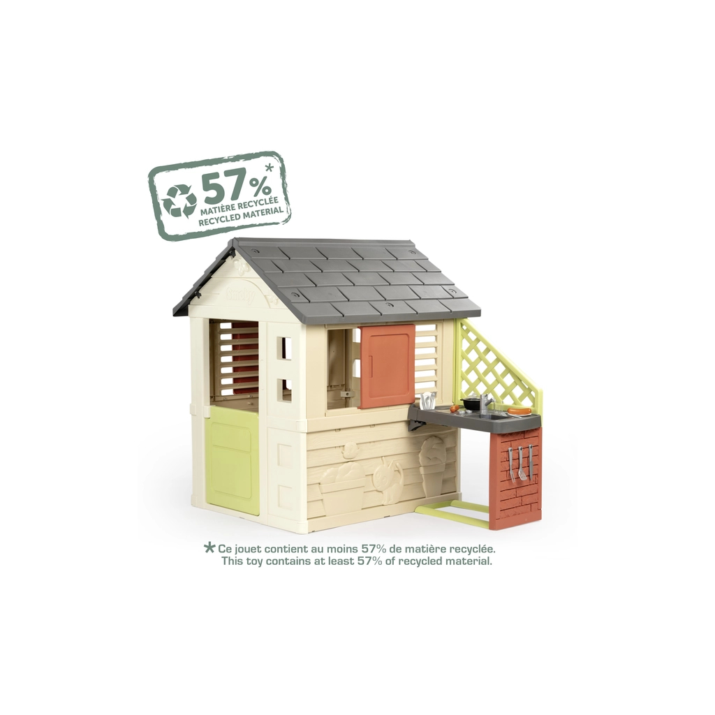 Ігровий будиночок Smoby Life Сонячний з літньою кухнею (7600810739) - зображення 3