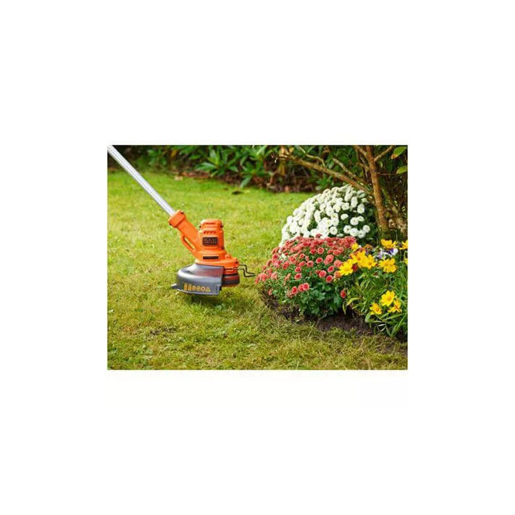 Тример садовий Black&Decker 0.45 кВт, ширина косіння 25 см, 7300 об/хв, вага 2.4 кг (BESTA525) - зображення 3