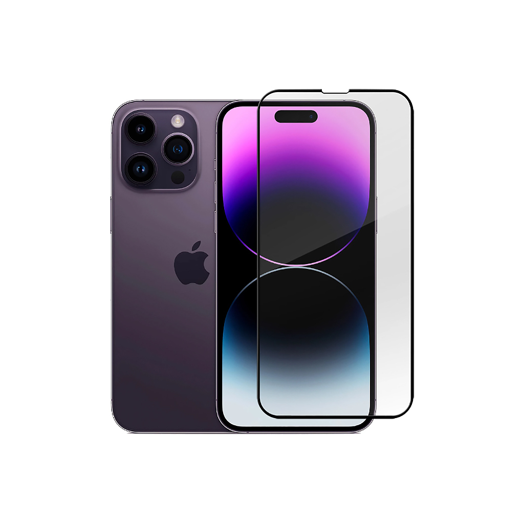 Скло захисне BeCover Apple iPhone 14 Pro Black (707968) - зображення 2