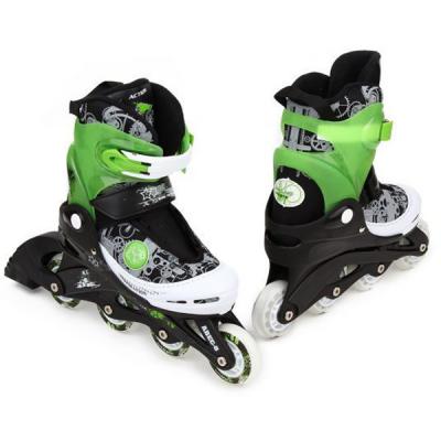 Роликові ковзани Action PAT Green 38-41 PW-117CD (PW-117CD/Green/ 38-41) - зображення 3