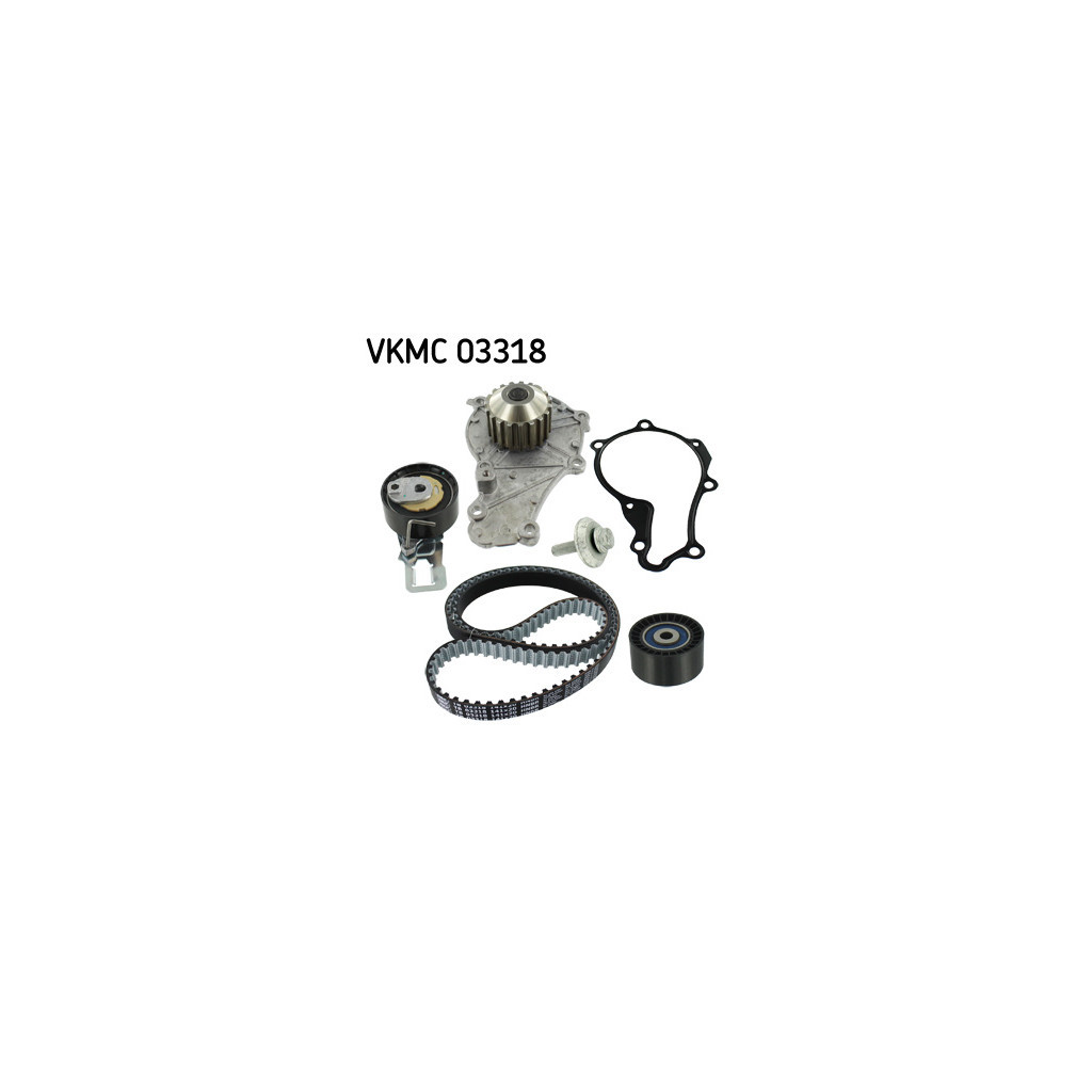 Комплект ременя ГРМ з помпой SKF VKMC 03318 - зображення 1