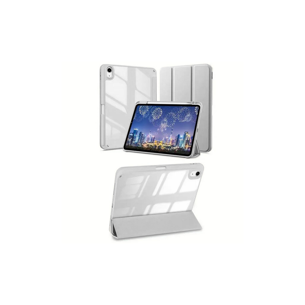 Чохол до планшета BeCover Soft Edge TPU Apple Pencil Apple iPad Air (4/5) 2020/2022 10.9" Gray (711699) - зображення 2