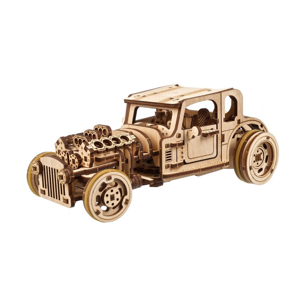 Конструктор Ugears Хот Род Люта миша (6337472) - зображення 2