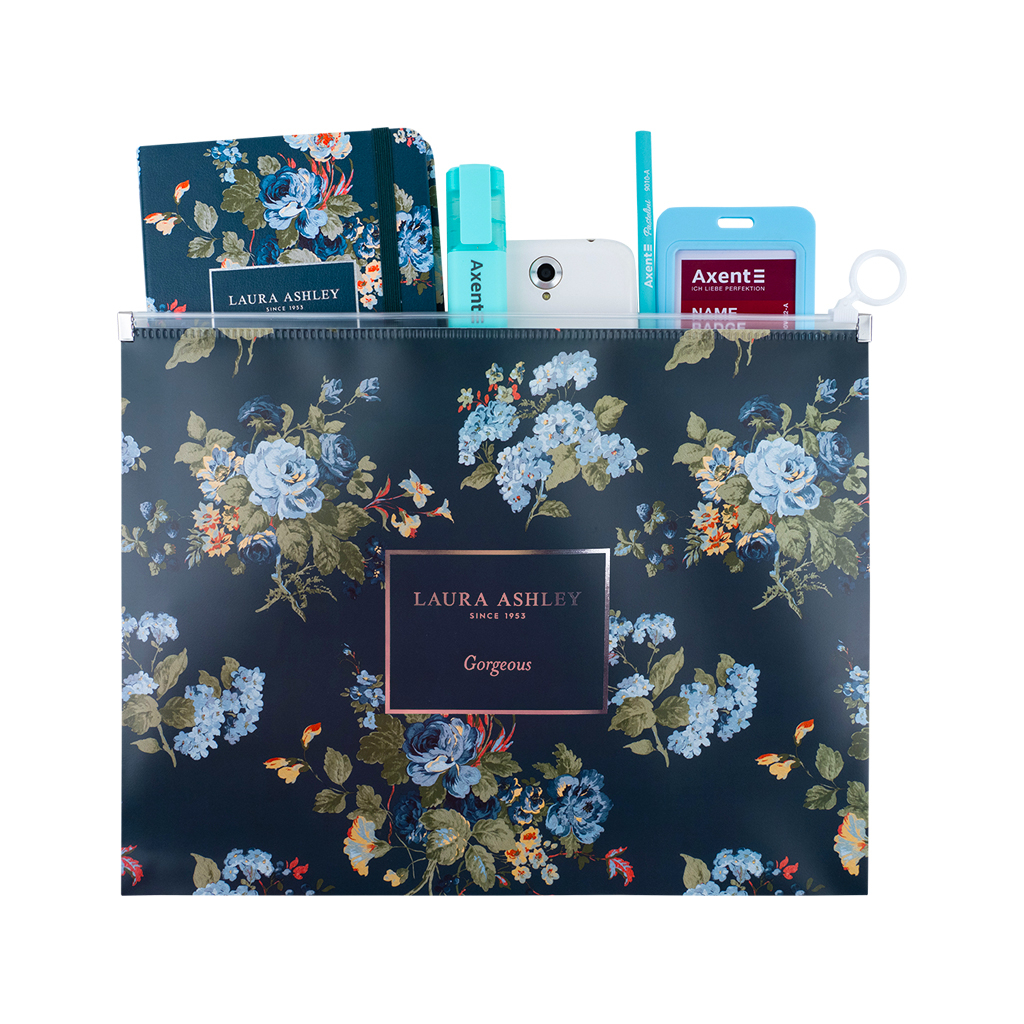 Папка на блискавці Axent zip-lock А4 Laura Ashley, Gorgeous (1497-31-A) - зображення 3