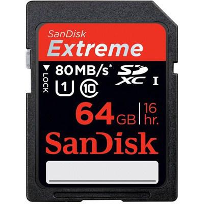 Карта пам'яті SanDisk 64Gb SDXC eXtreme Class 10 UHS-I (SDSDXS-064G-X46) - зображення 1
