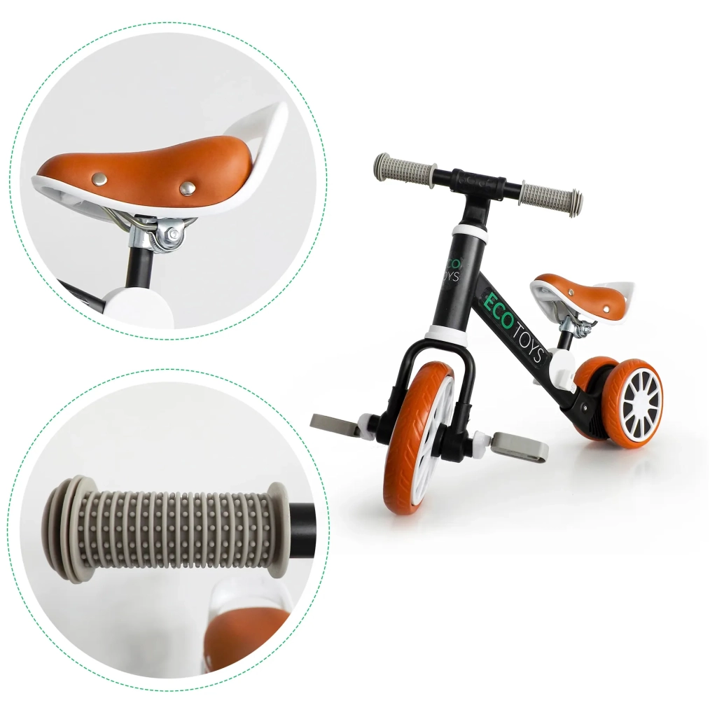 Біговел Ecotoys Велосипед 2 в 1 Energy black (LC-V1307 BLACK) - зображення 7