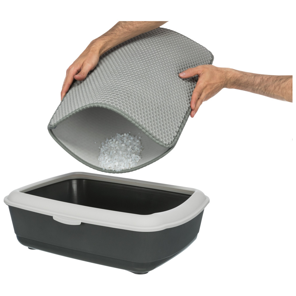 Килимок для тварин Trixie під туалет двошаровий 40х55 сірий (4011905403649) - изображение 11