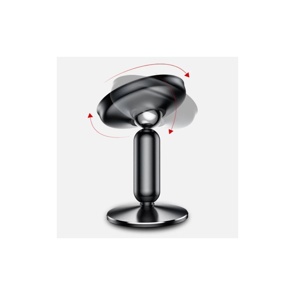 Універсальний автотримач Baseus Magnetic Bullet An on-board (клейка стртрічка) black (SUYZD-01) - зображення 5