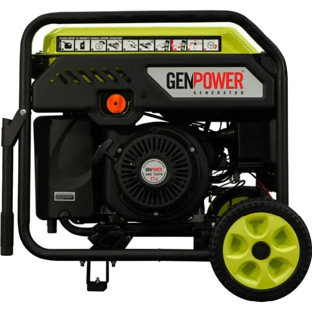 Генератор GenPower інверторний GBG 130IE 11kVA (13kVA), 230V, 50Hz, 33л., електростартер (GBG 130IE) - зображення 5