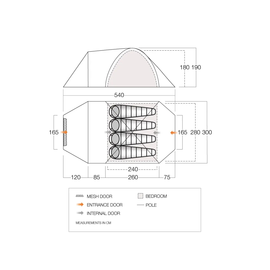 Намет Vango Mokala 450 Mineral Green (TETMOKALA000001) (930839) - зображення 12