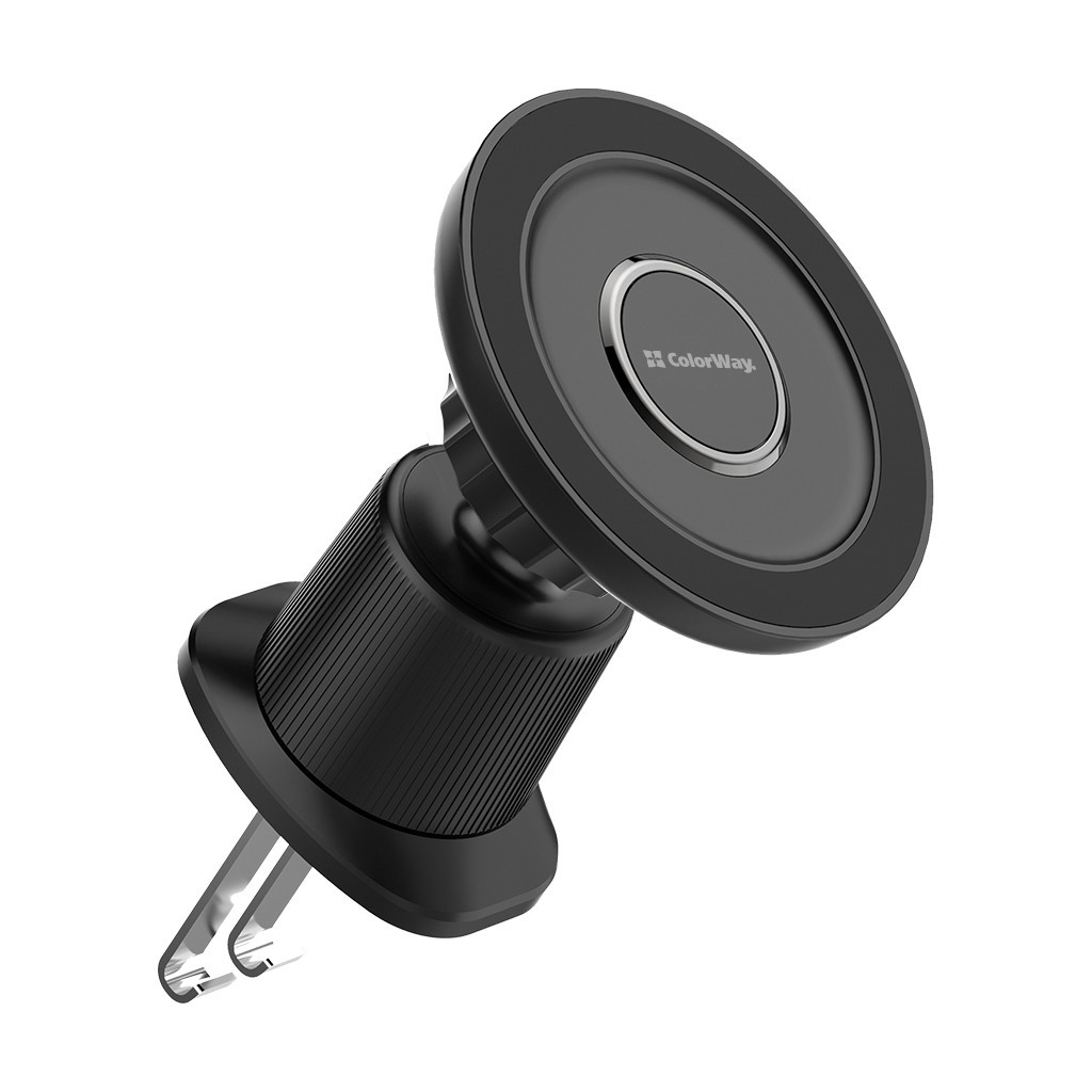 Універсальний автотримач ColorWay Magnetic Air Vent-5 (360° rotation) (CW-CHM15-BK) - зображення 4