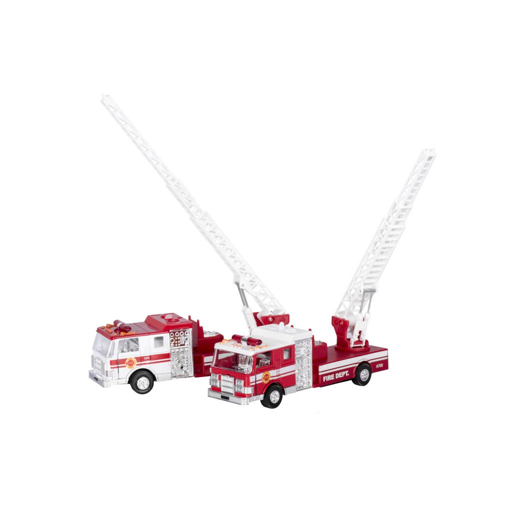 Машина Goki металева Пожежна машина драбина червона (12115G-2) - зображення 6