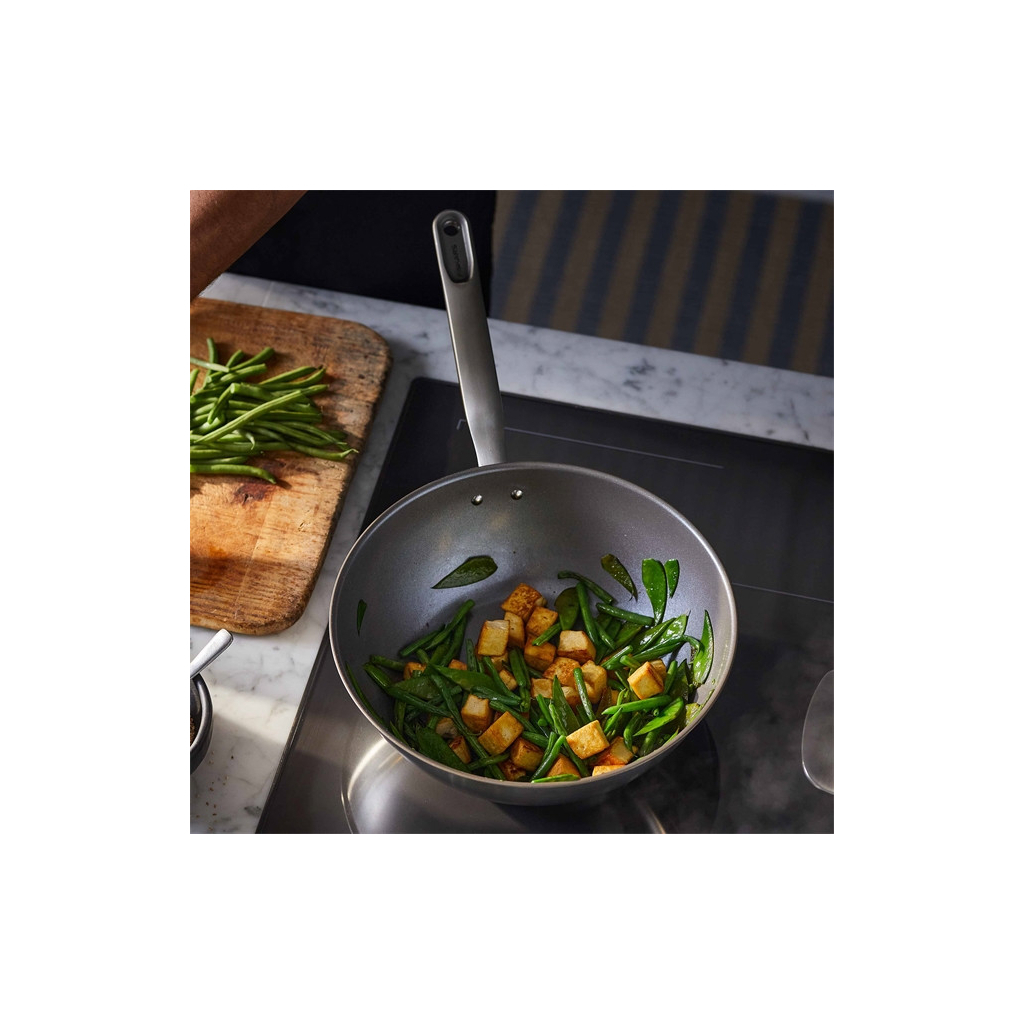 Сковорода Fiskars Вок All Steel 28 см матова (1064747) - зображення 7