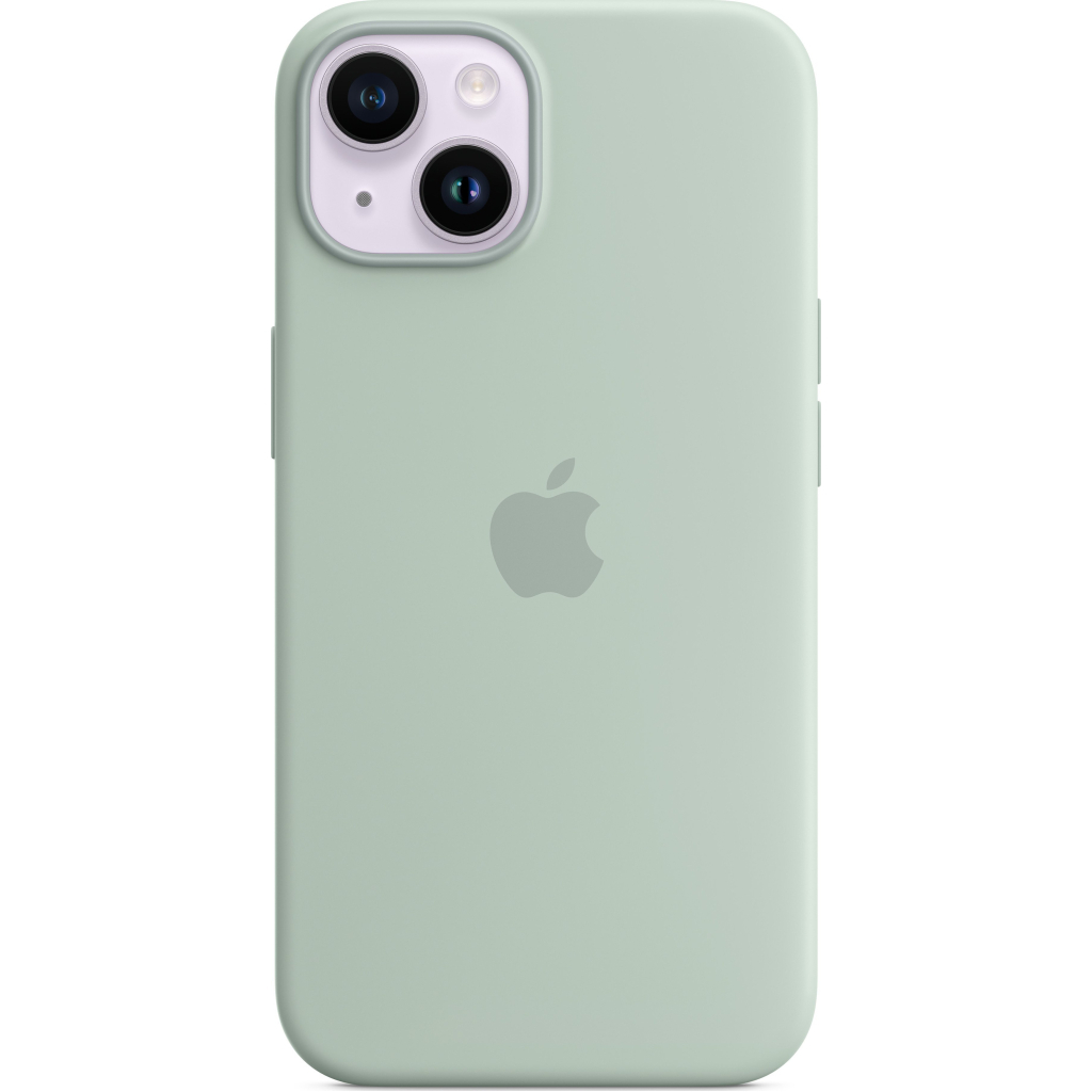 Чохол до мобільного телефона Apple iPhone 14 Plus Silicone Case with MagSafe - Succulent,Model A2911 (MPTC3ZE/A) - зображення 3