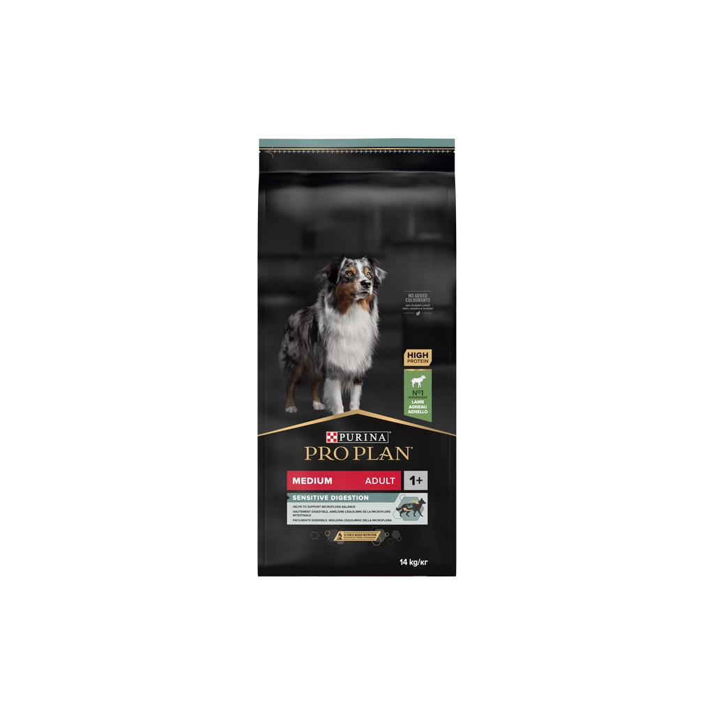 Сухий корм для собак Purina Pro Plan Medium з чутливим травленням (ягня) 14 кг (7613035214774) - зображення 1