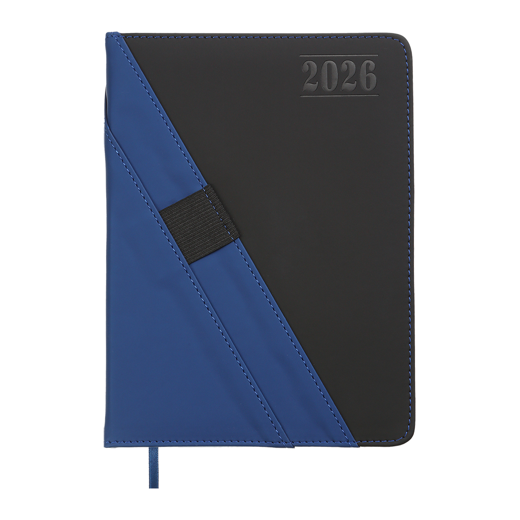 Тижневик Buromax датований 2026 TRIUMPH, А5 синій (BM.21104-02) - изображение 1