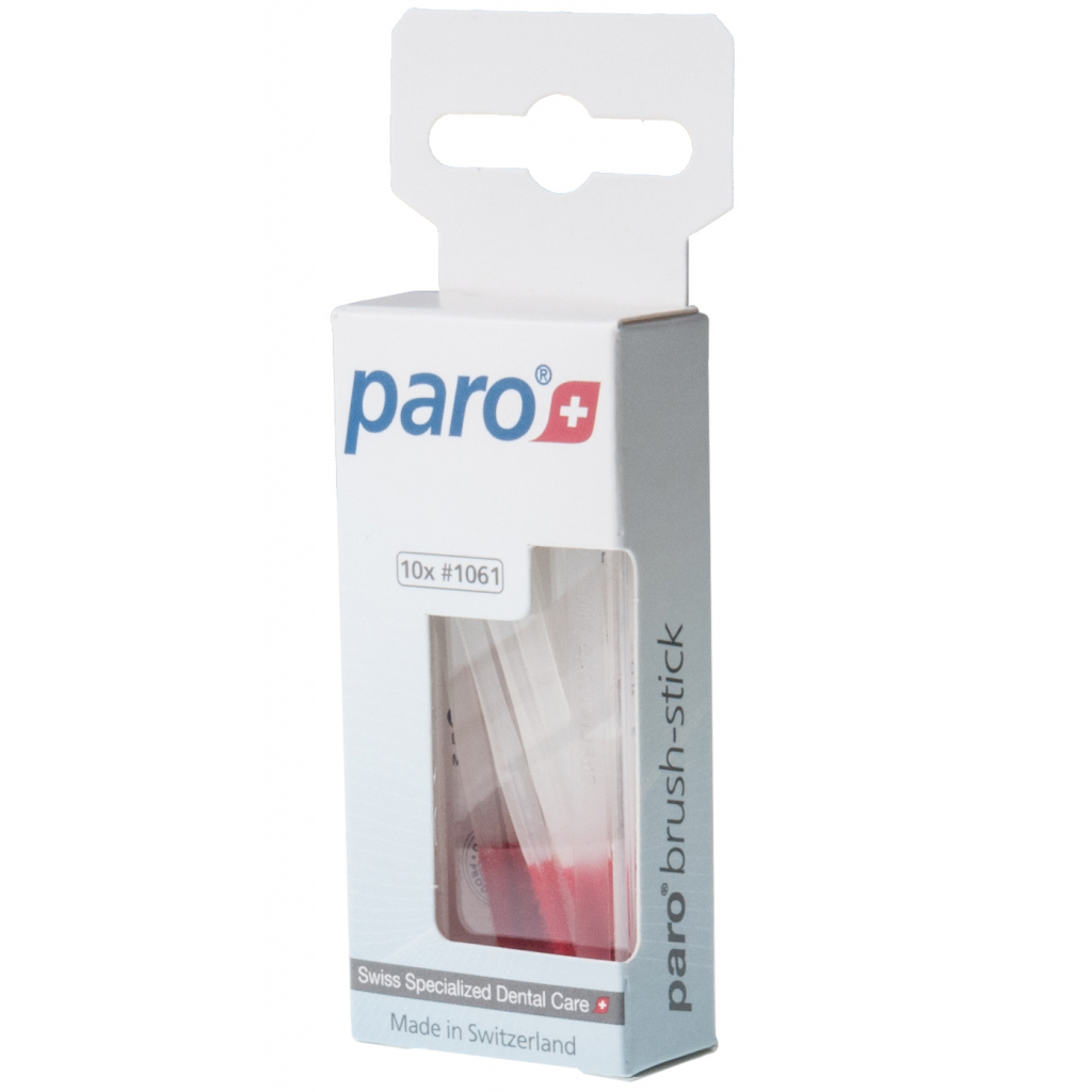 Щітки для міжзубних проміжків Paro Swiss brush-stick 10 шт. (7610458010617) - изображение 1