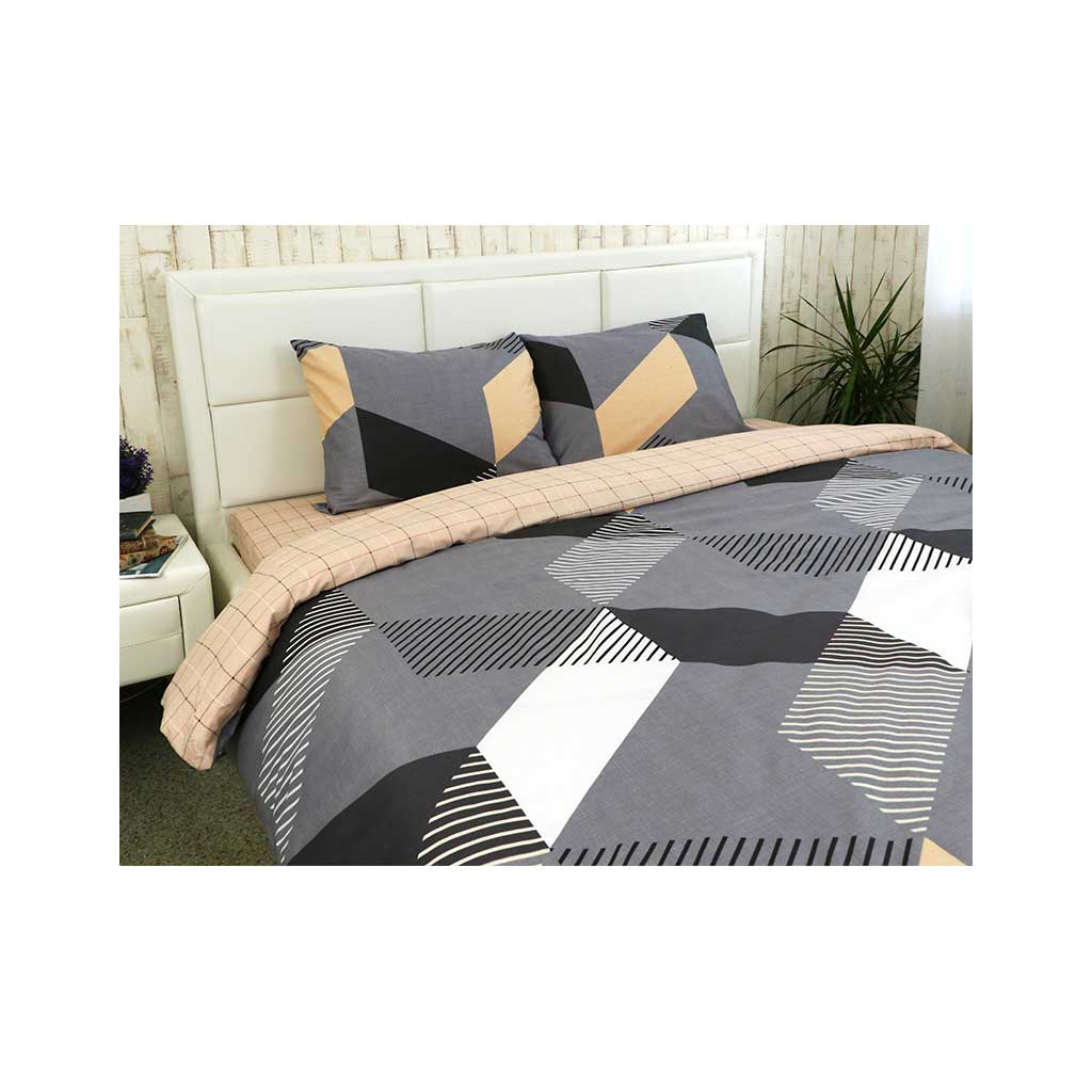 Постільна білизна Руно Скарлет сатин набивна полуторна (1.137А_Скарлет) - зображення 1