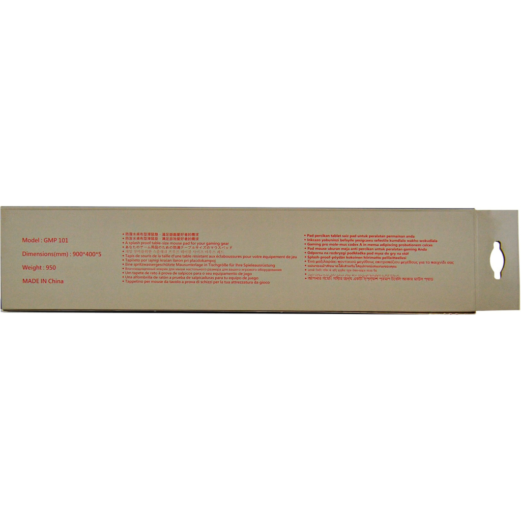 Килимок для мишки MONTECH GMP 101 Red - зображення 5