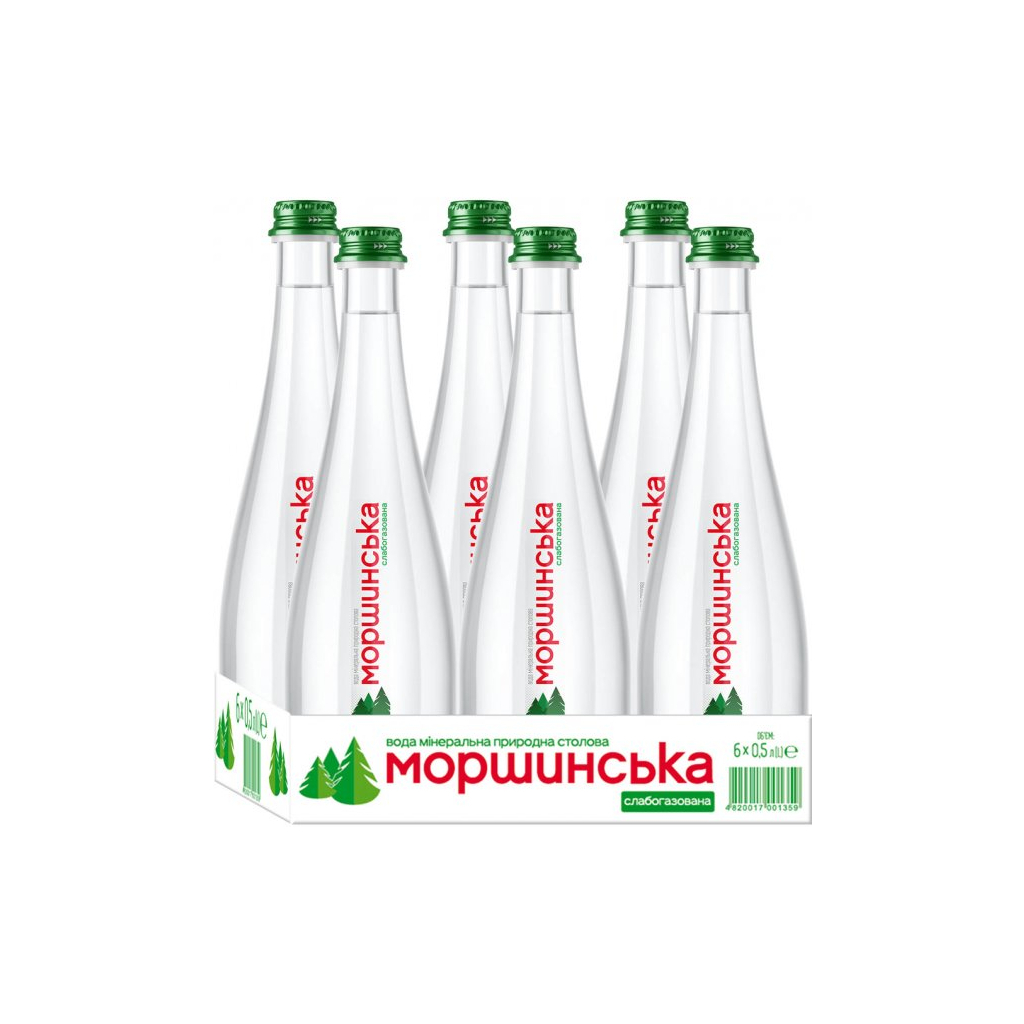 Мінеральна вода Моршинська Преміум 0.5 сл/газ скл. (4820017000239) - изображение 2